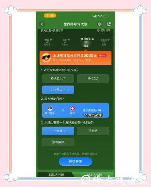 世界杯竞猜APP:丰富玩法全面解析 世界杯竞猜APP:丰富玩法全面解析